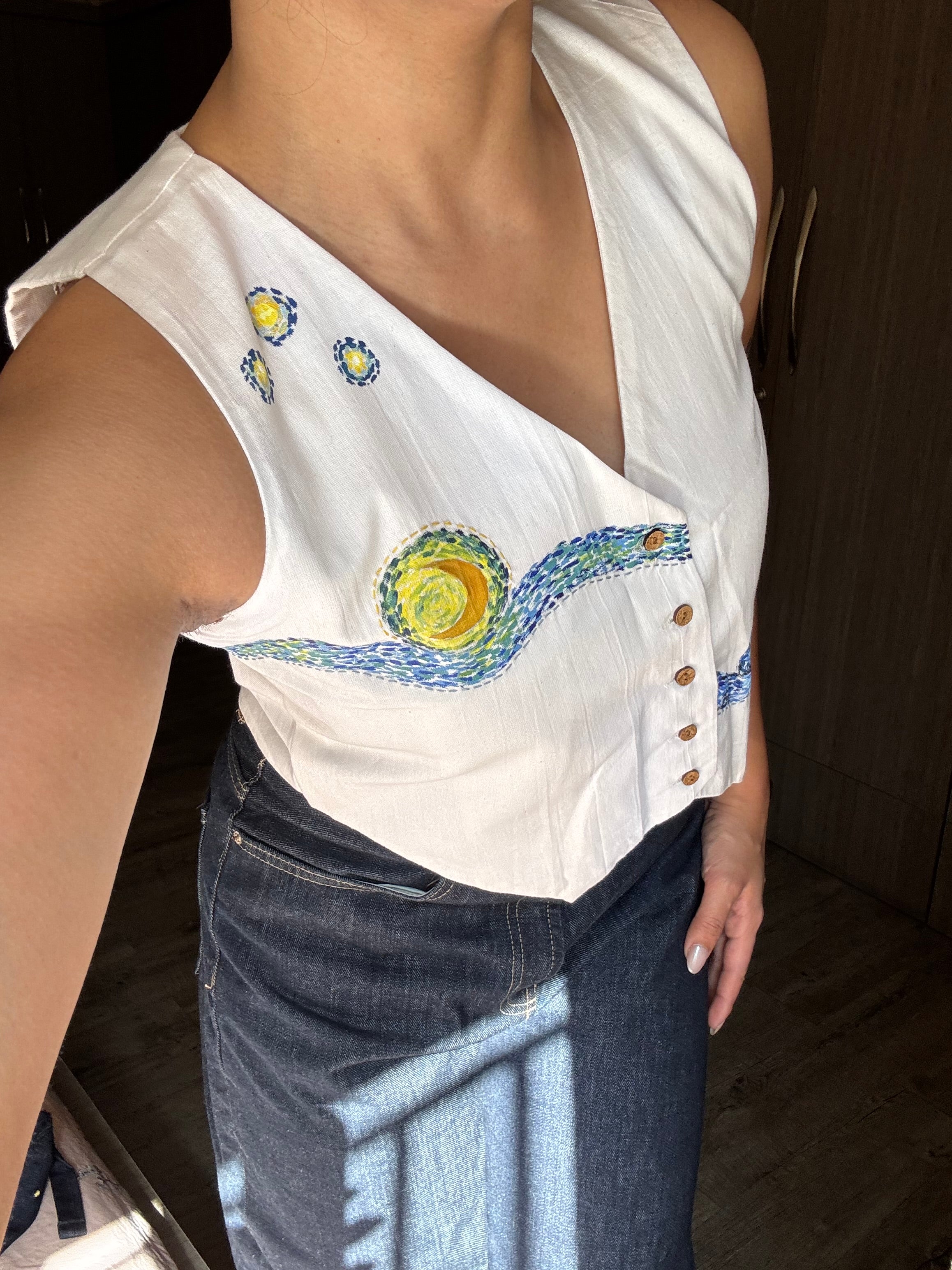 Starry night waistcoat