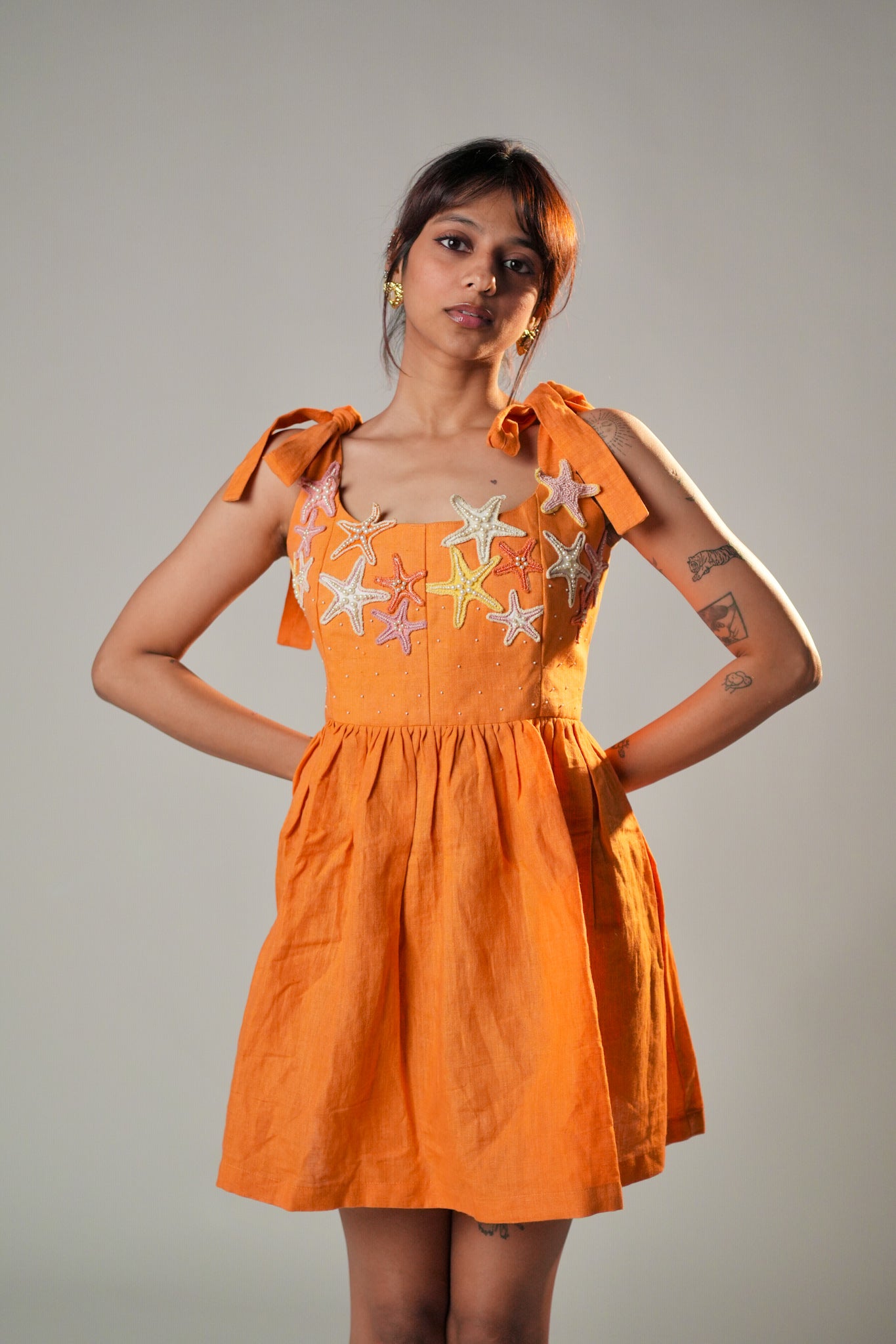 Beach godess corset dress
