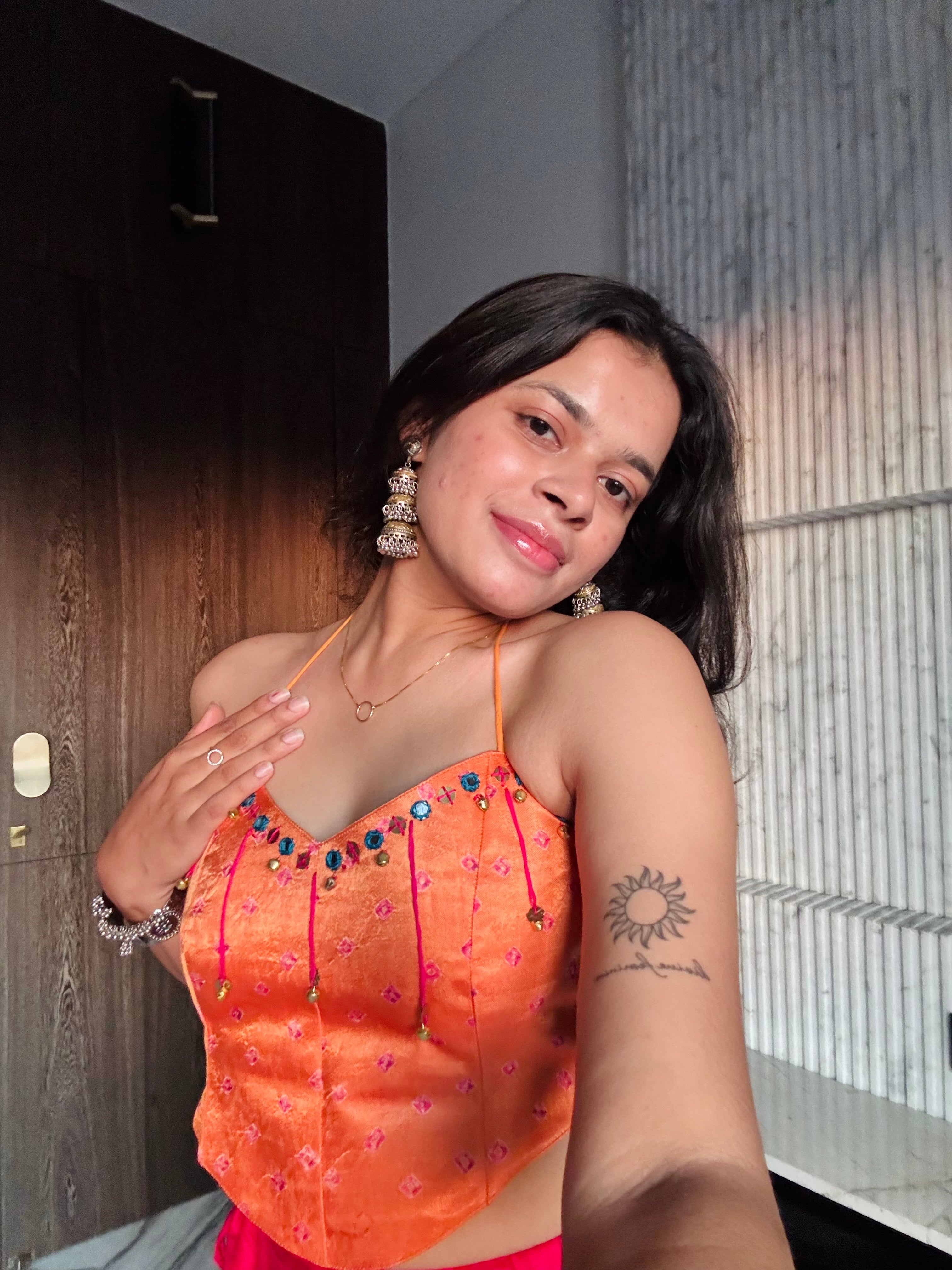 Gulmohar corset