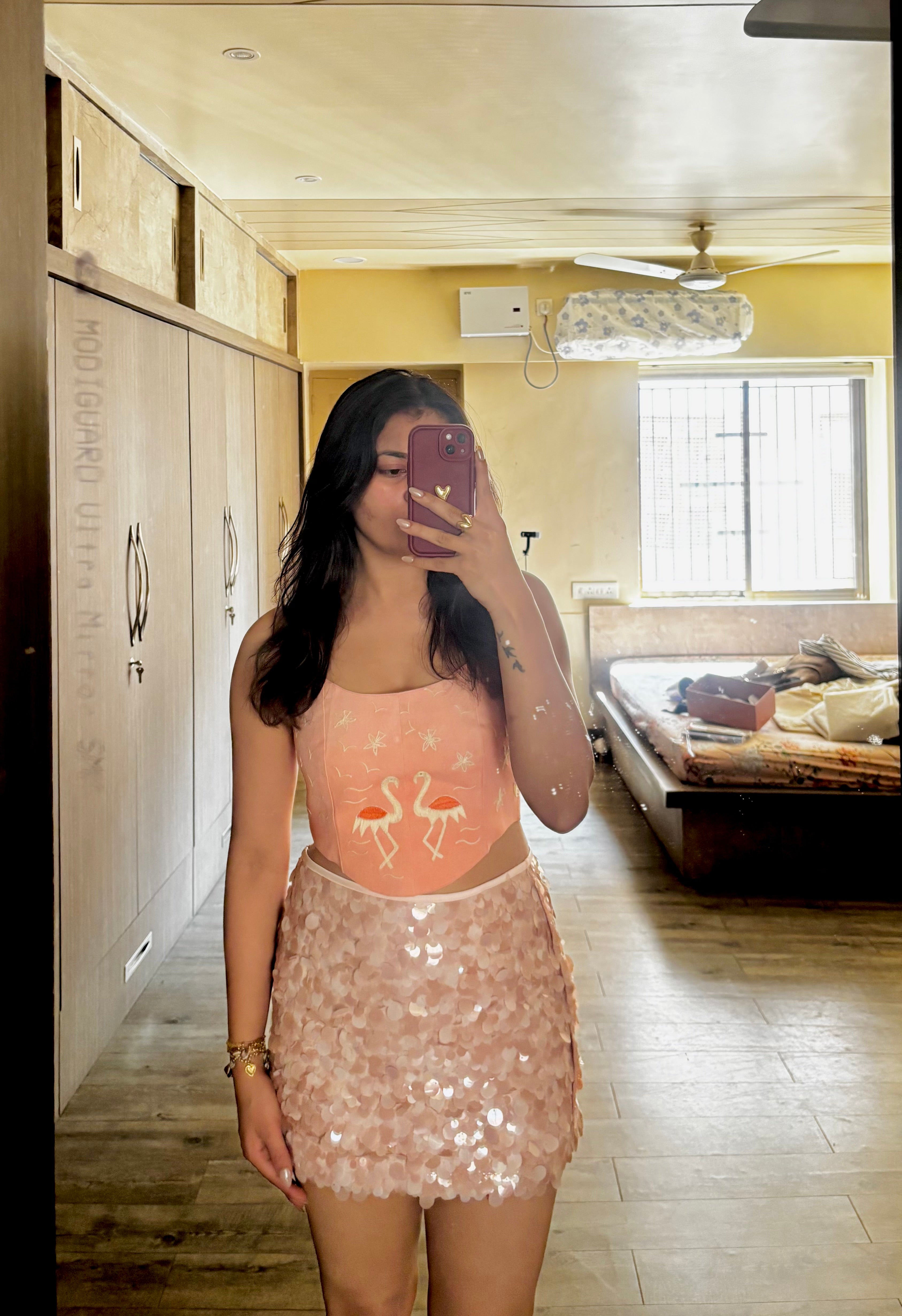 Flamingo corset
