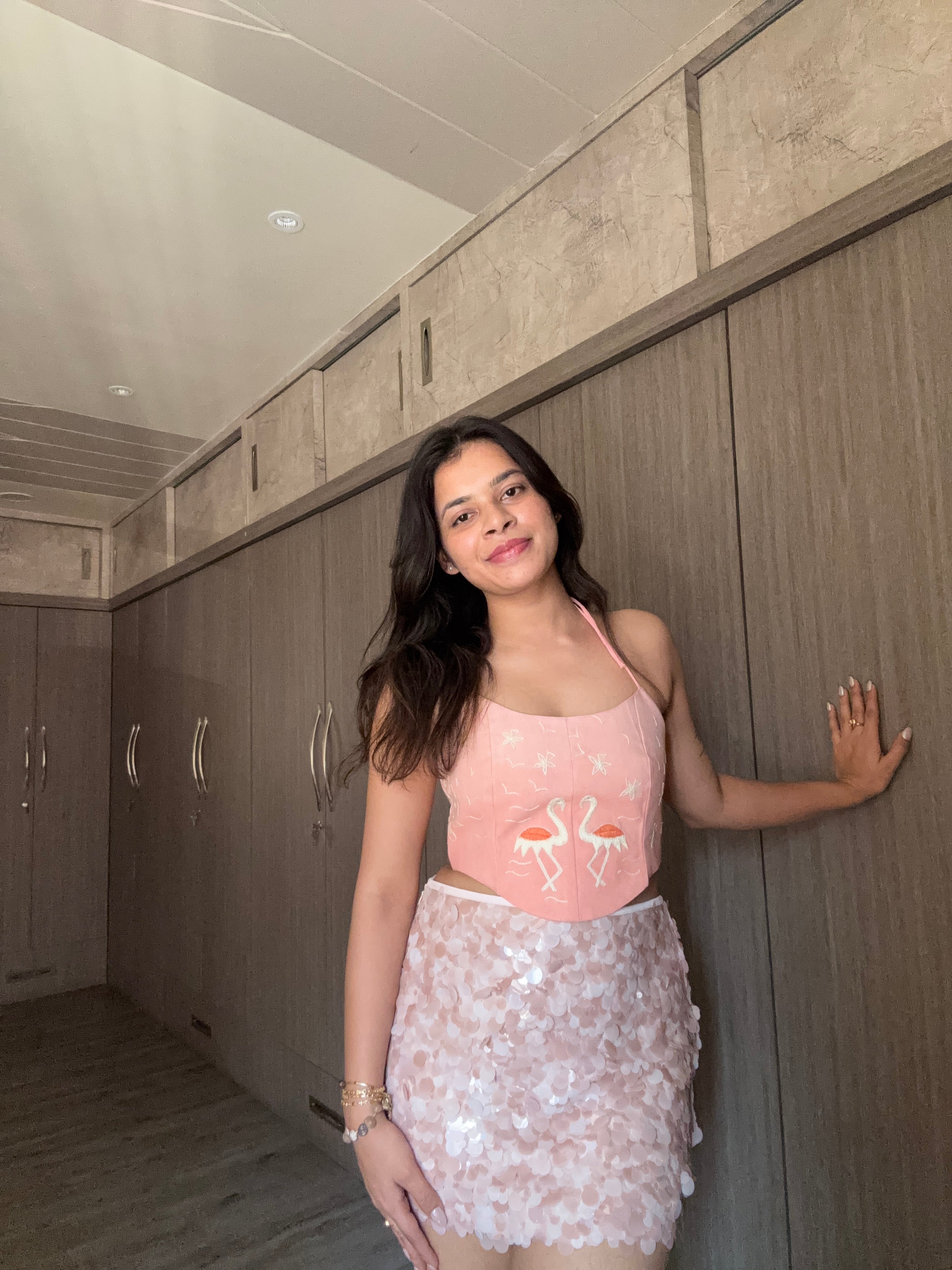 Flamingo corset